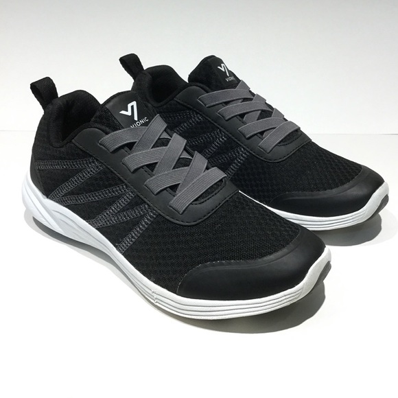vionic mesh gored lace sneakers shay